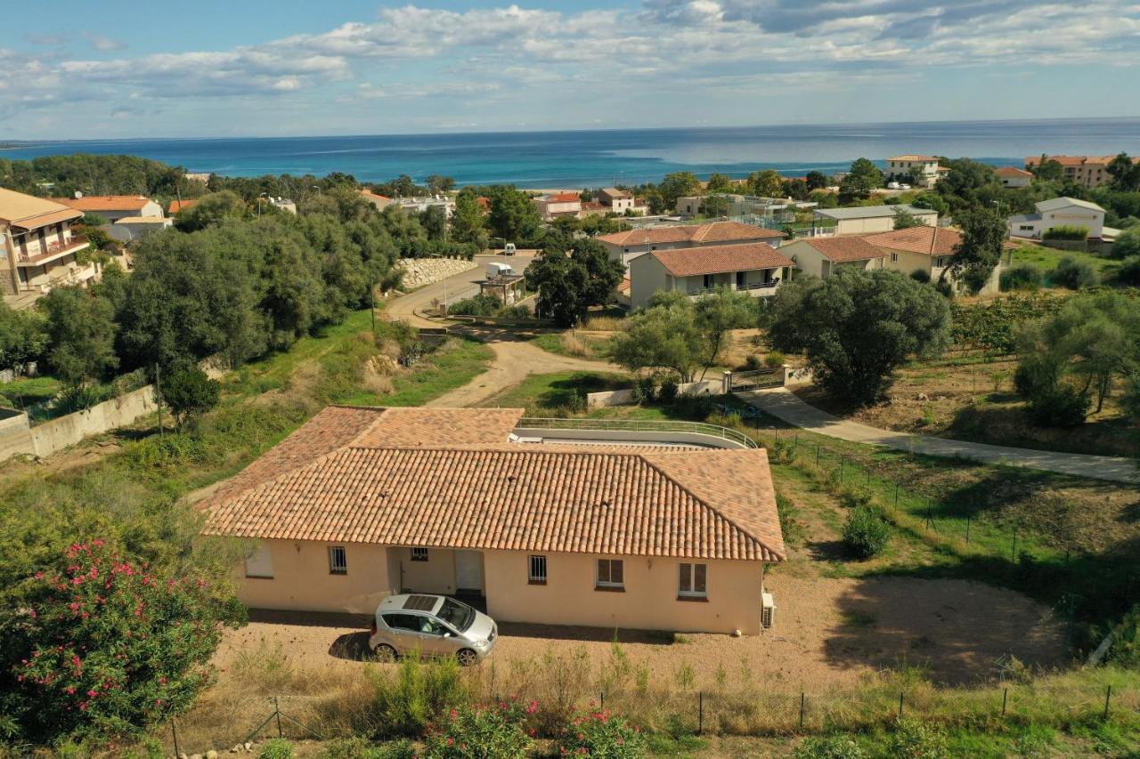Villa Climatisee Avec Piscine Sari-Solenzara Exterior photo